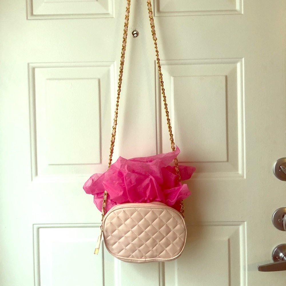 Pink cross body